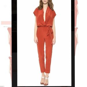 L’Agence Olivia Silk Jumpsuit - Sz 2 NWT